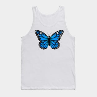 Monarch Butterfly - Blue Tank Top